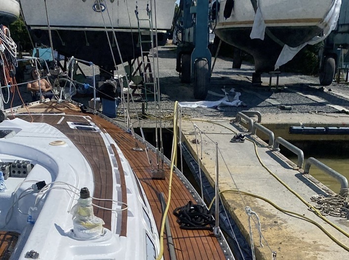teak lavorazione bordo imbarcazione